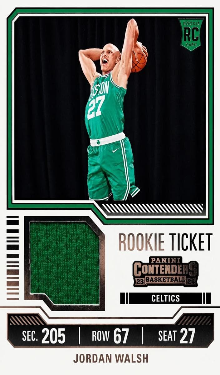 Jordan Walsh 2023 panini Panini Contenders