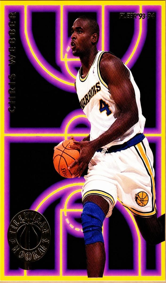 Chris Webber 1993 fleer Fleer