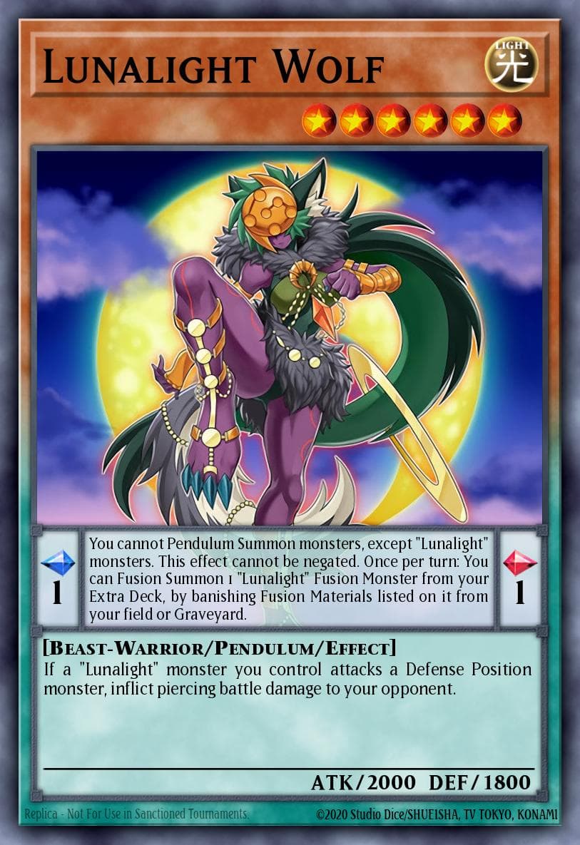 Lunalight Wolf 2016 Yu-Gi-Oh! Shining Victories