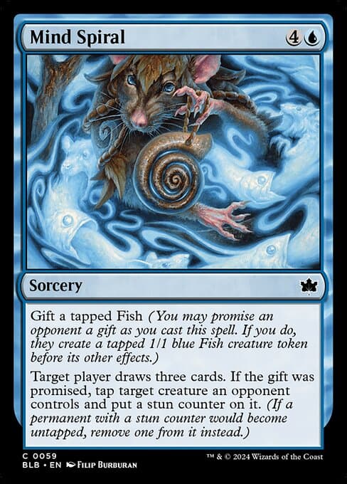 Mind Spiral 2024 Magic: The Gathering Bloomburrow