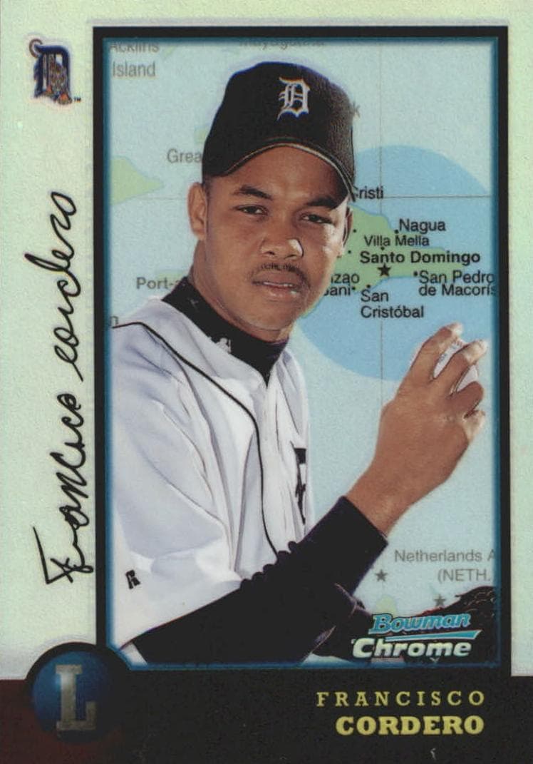 Francisco Cordero 1998 bowman Bowman Chrome
