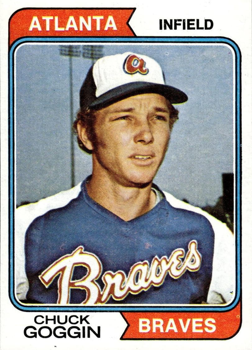 Chuck Goggin 1974 topps Topps