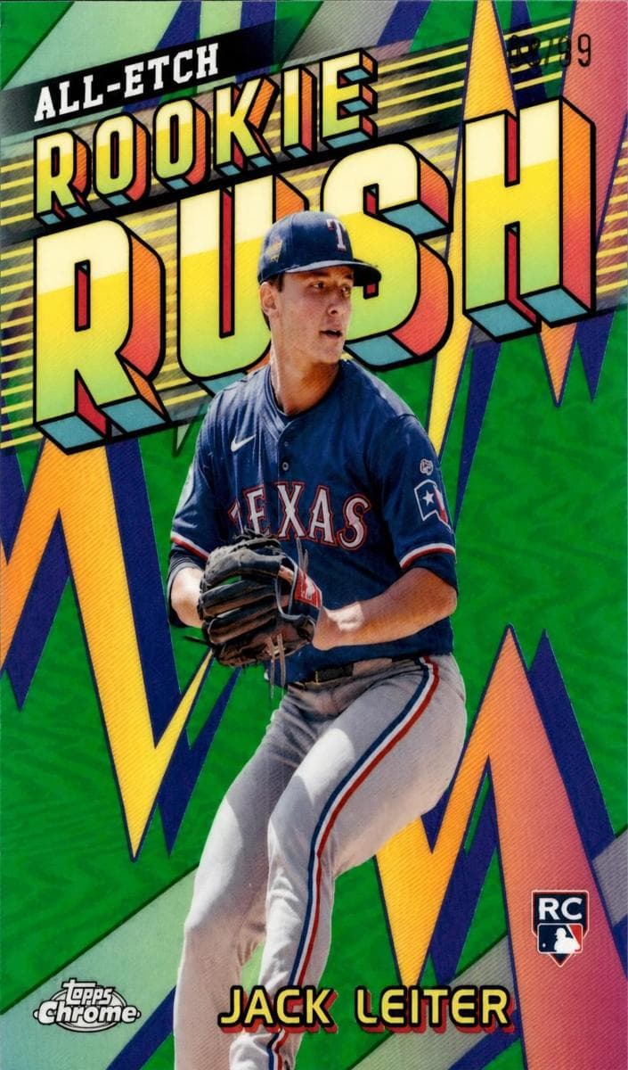 Jack Leiter 2024 topps Topps Chrome Update