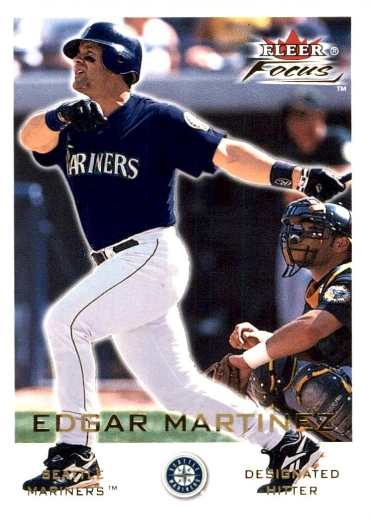 Edgar Martinez 2001 fleer Fleer Focus