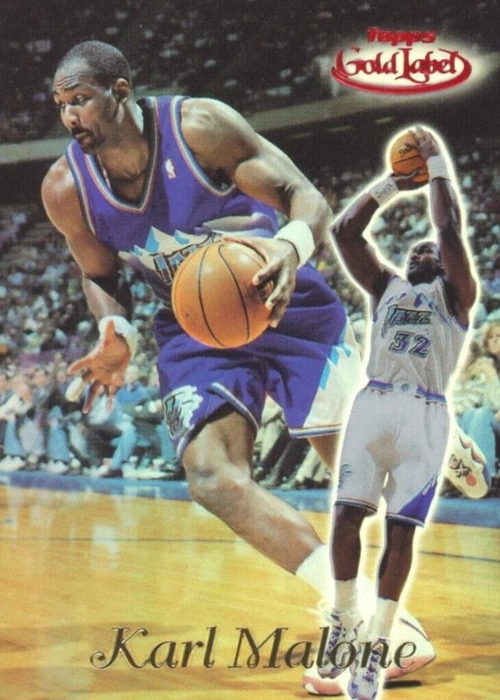 Karl Malone 1999 topps Topps Gold Label