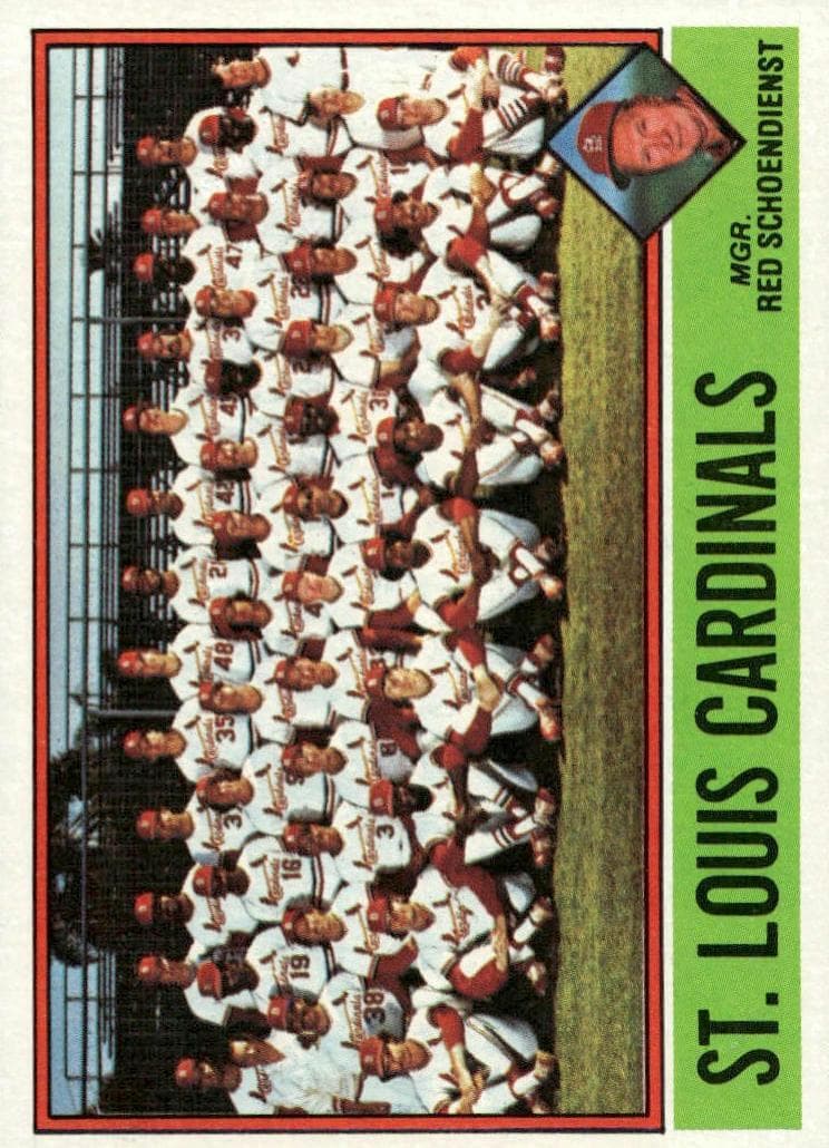 St. Louis Cardinals / Red Schoendienst #581