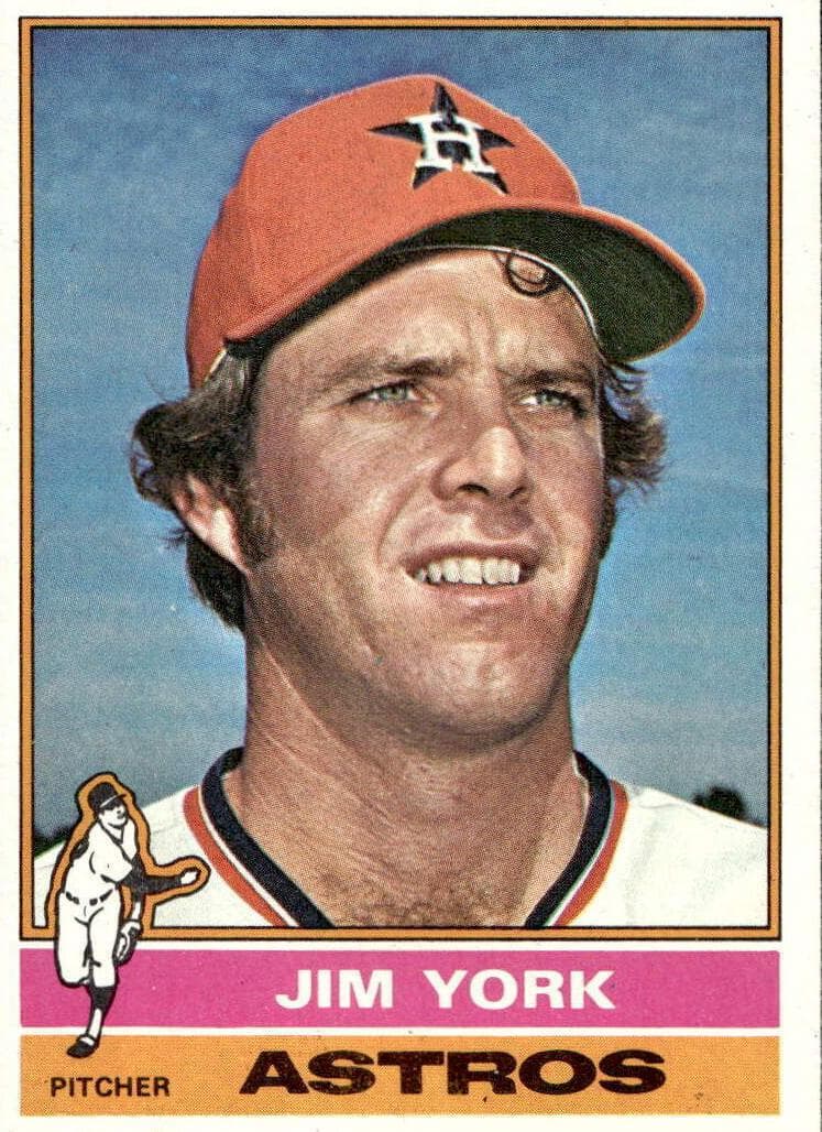 Jim York 1976 topps Topps