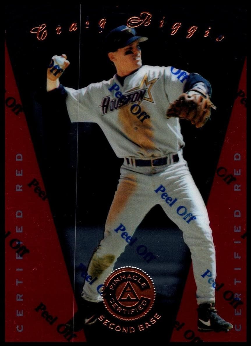Craig Biggio 1997 panini Pinnacle Certified