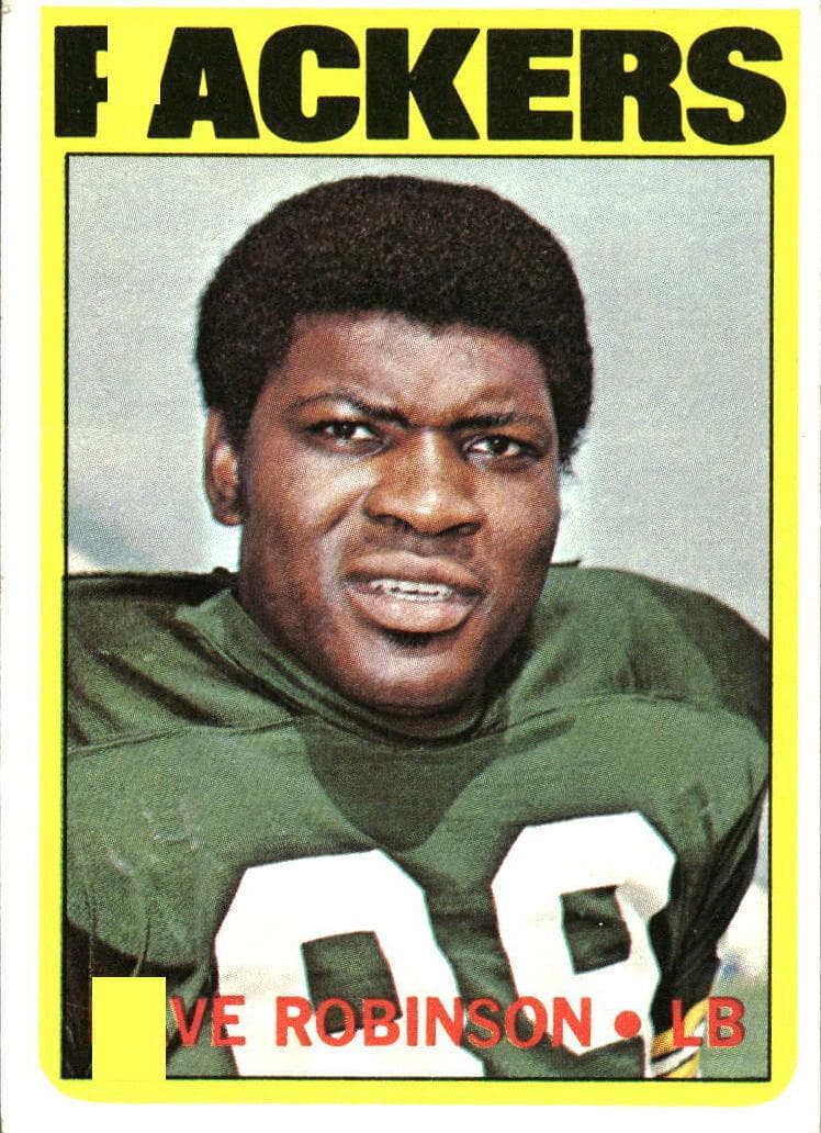 Dave Robinson 1972 topps Topps
