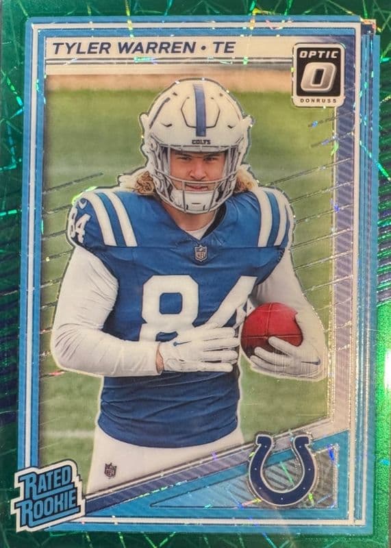 Tyler Warren 2025 panini Panini Donruss Optic