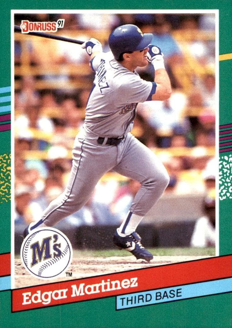 Edgar Martinez 1991 panini Donruss