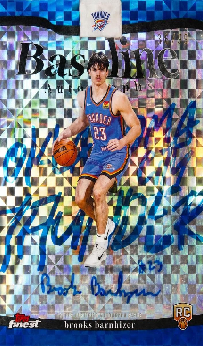 Brooks Barnhizer 2025 topps Topps Finest