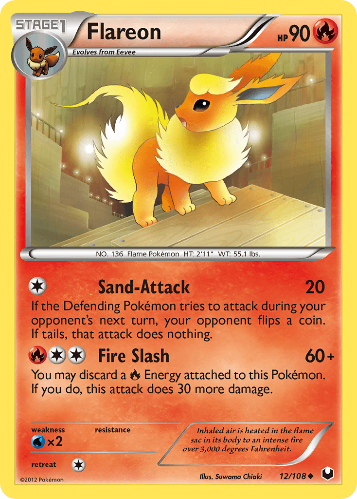 Flareon 2012 Pokemon Dark Explorers Regional Championships