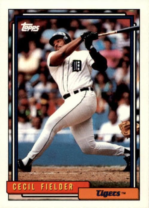 Cecil Fielder 1992 topps Topps