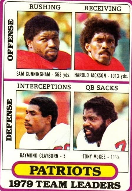 Sam Cunningham / Harold Jackson / Raymond Clayborn / Tony McGee #188