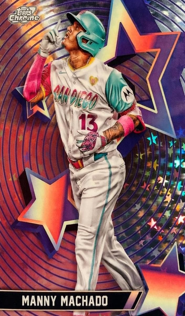 Manny Machado 2025 topps Topps Cosmic Chrome