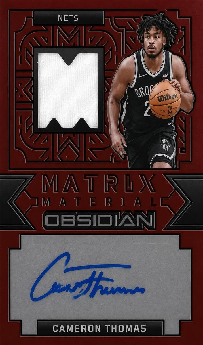 Cameron Thomas 2023 panini Obsidian