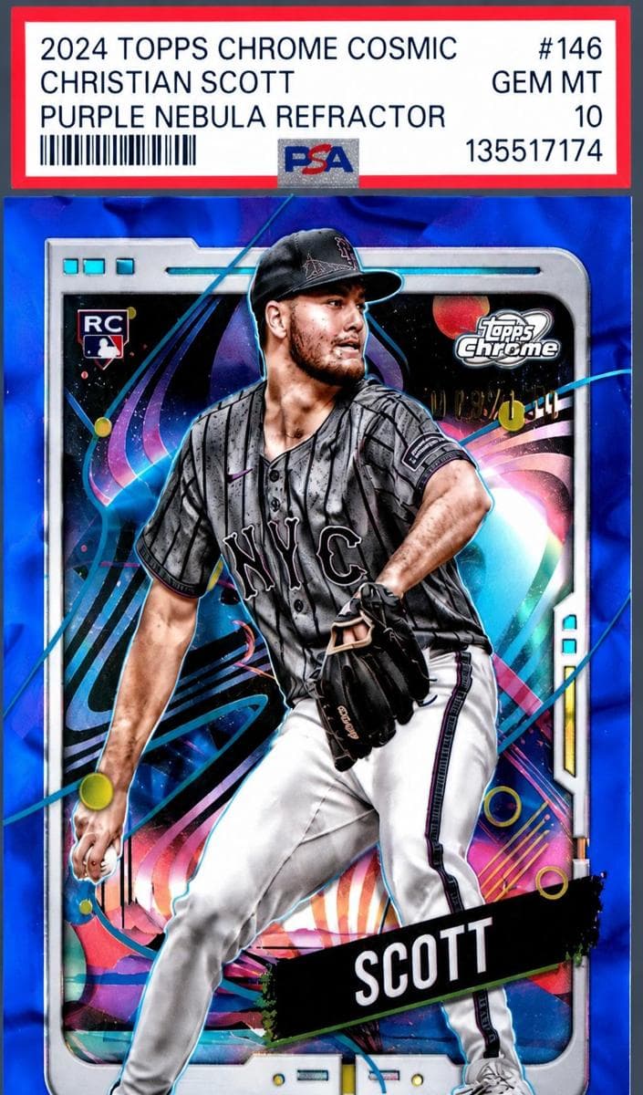 Christian Scott 2024 topps Topps Cosmic Chrome