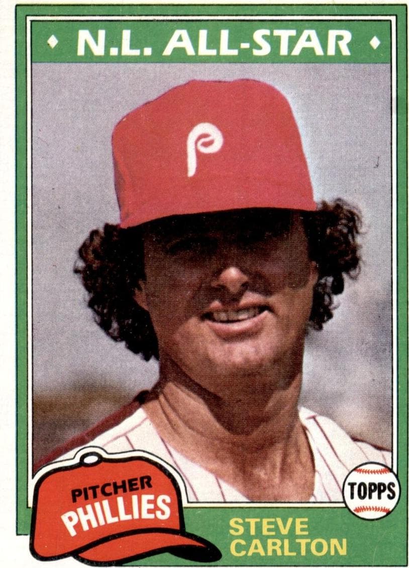 Steve Carlton 1981 topps Topps