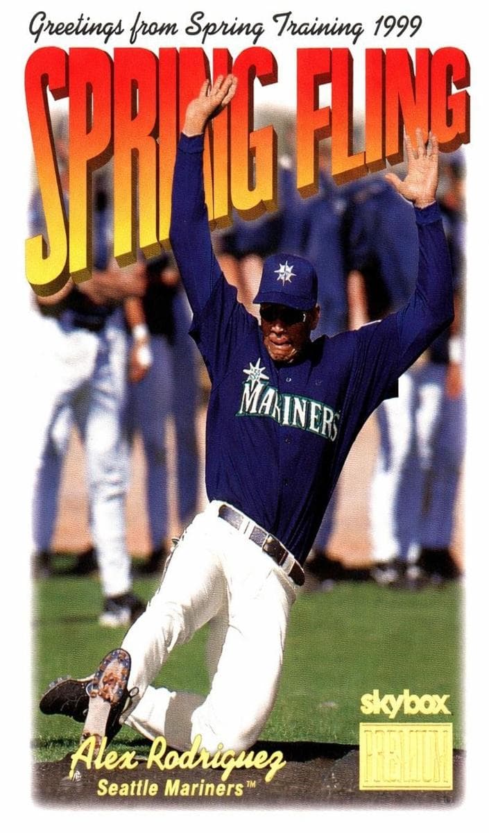 Alex Rodriguez 1999 fleer SkyBox Premium