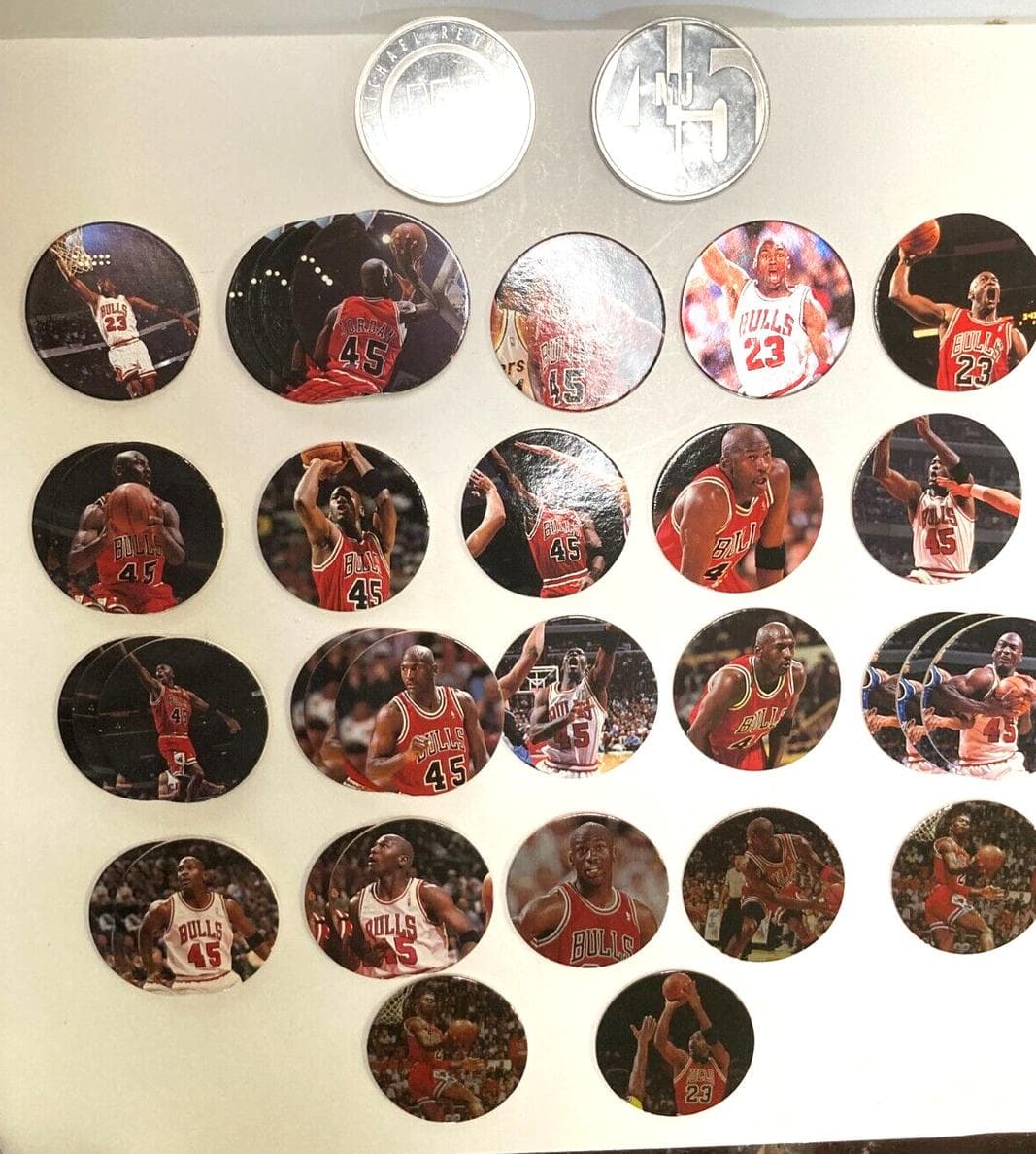 Michael Jordan 1995 upper-deck Jordan Milk Caps