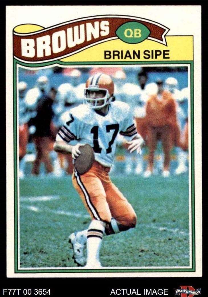 Brian Sipe 1977 topps Topps