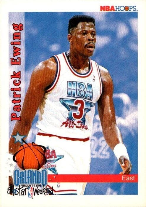Patrick Ewing 1992 panini Hoops