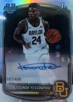 Tounde Yessoufou trading card