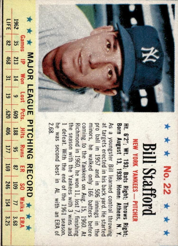 Bill Stafford 1963 unknown