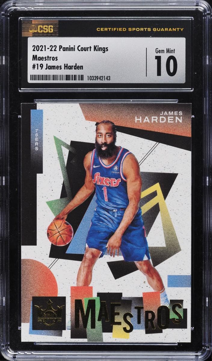 James Harden 2021 panini Panini Court Kings