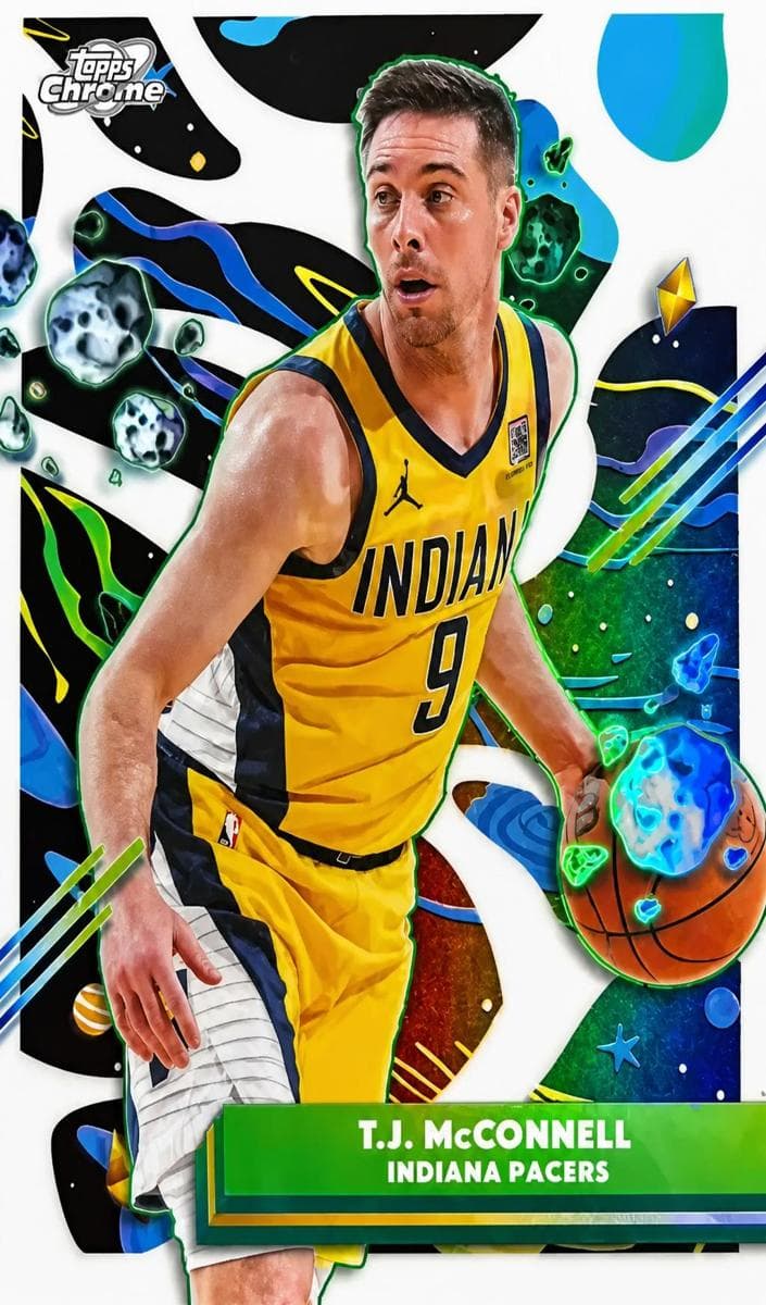 T.J. McConnell trading card