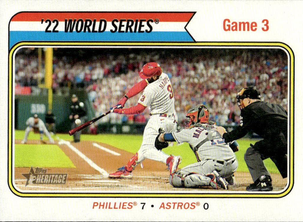 '22 World Series Game 3 2023 topps Topps Heritage