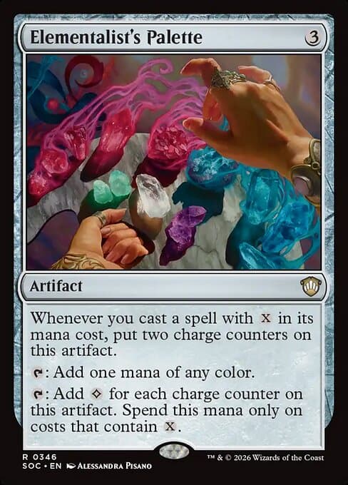 Elementalist's Palette 2026 Magic: The Gathering Secrets of Strixhaven Commander