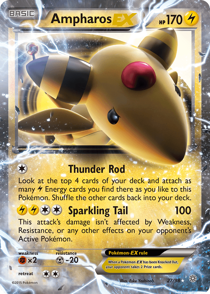 Ampharos EX 2015 Pokemon
