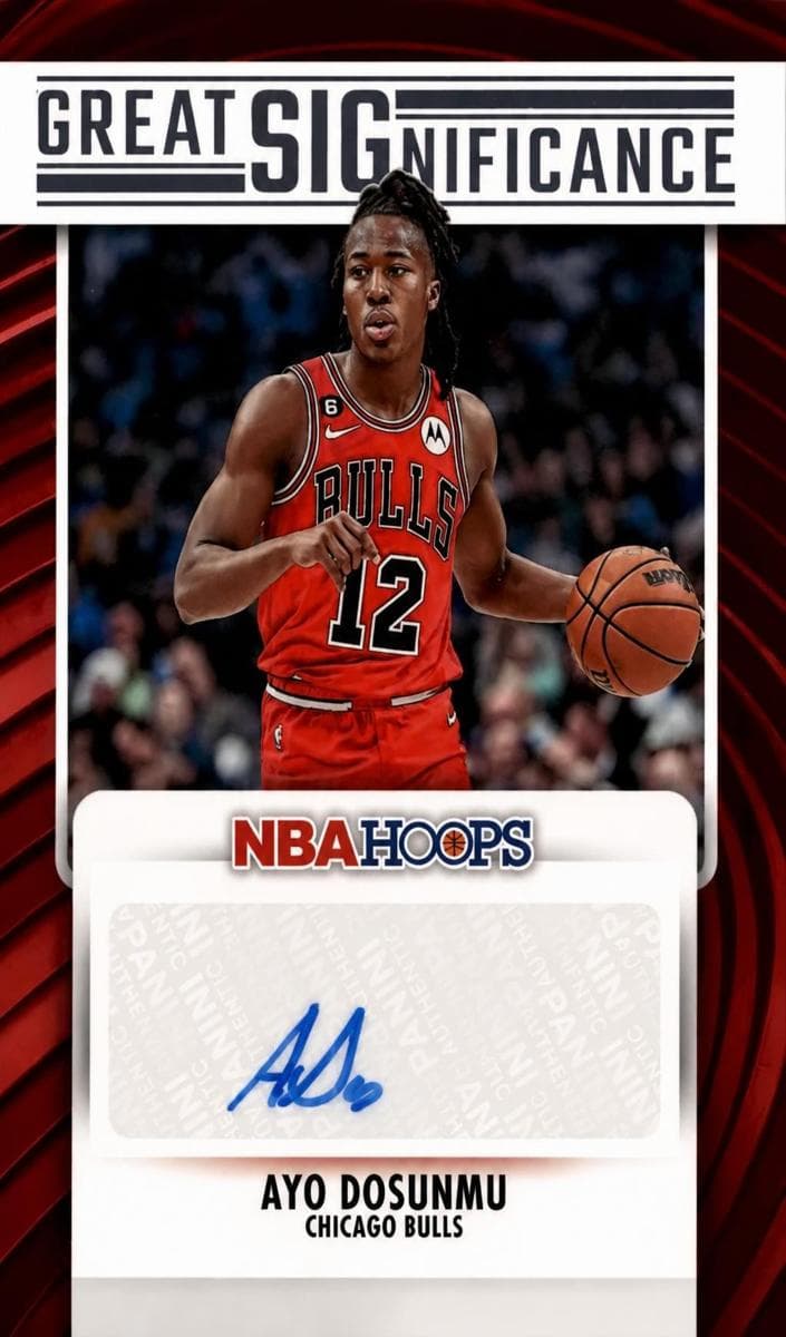 Ayo Dosunmu 2023 panini Hoops