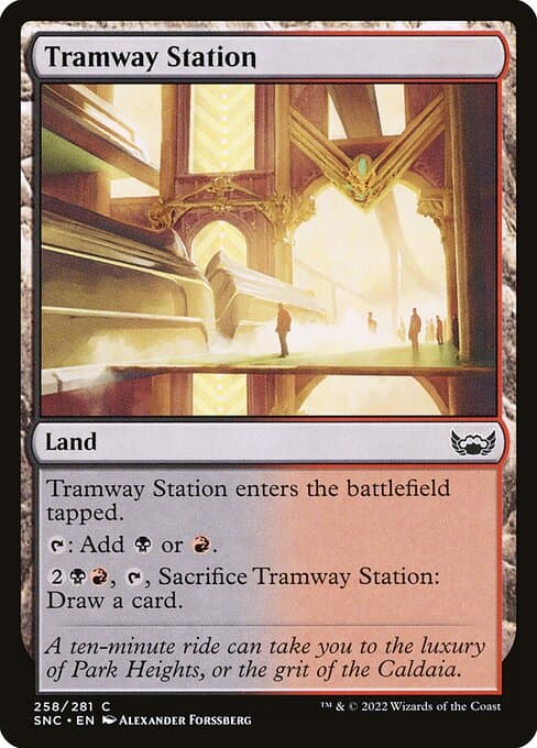 Tramway Station 2022 Magic: The Gathering Streets of New Capenna