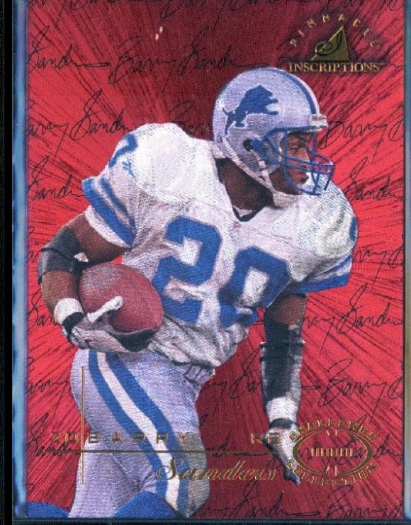 Barry Sanders 1997 fleer