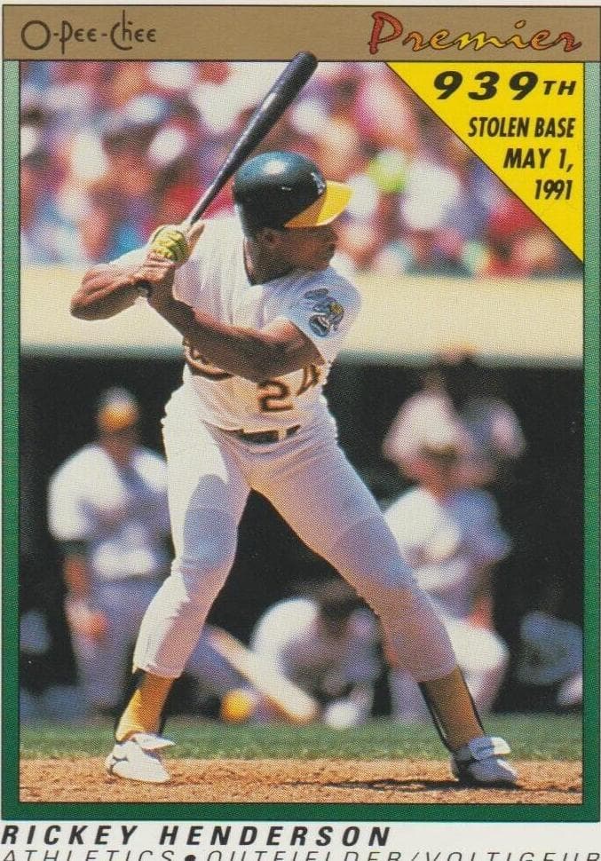 Rickey Henderson 1991 topps