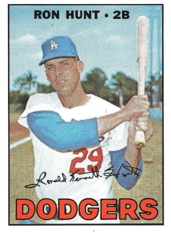 Ron Hunt 1967 topps Topps