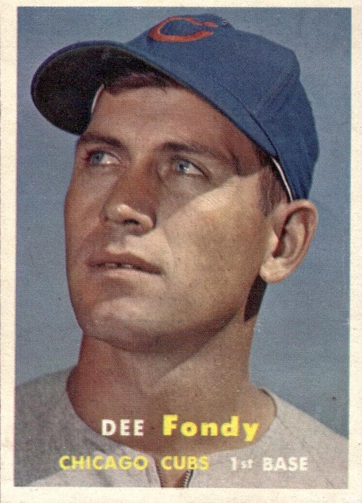 Dee Fondy 1957 topps Topps