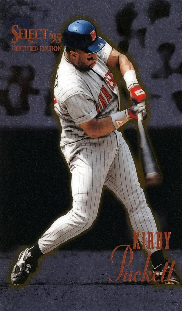 Kirby Puckett 1995 panini Certified