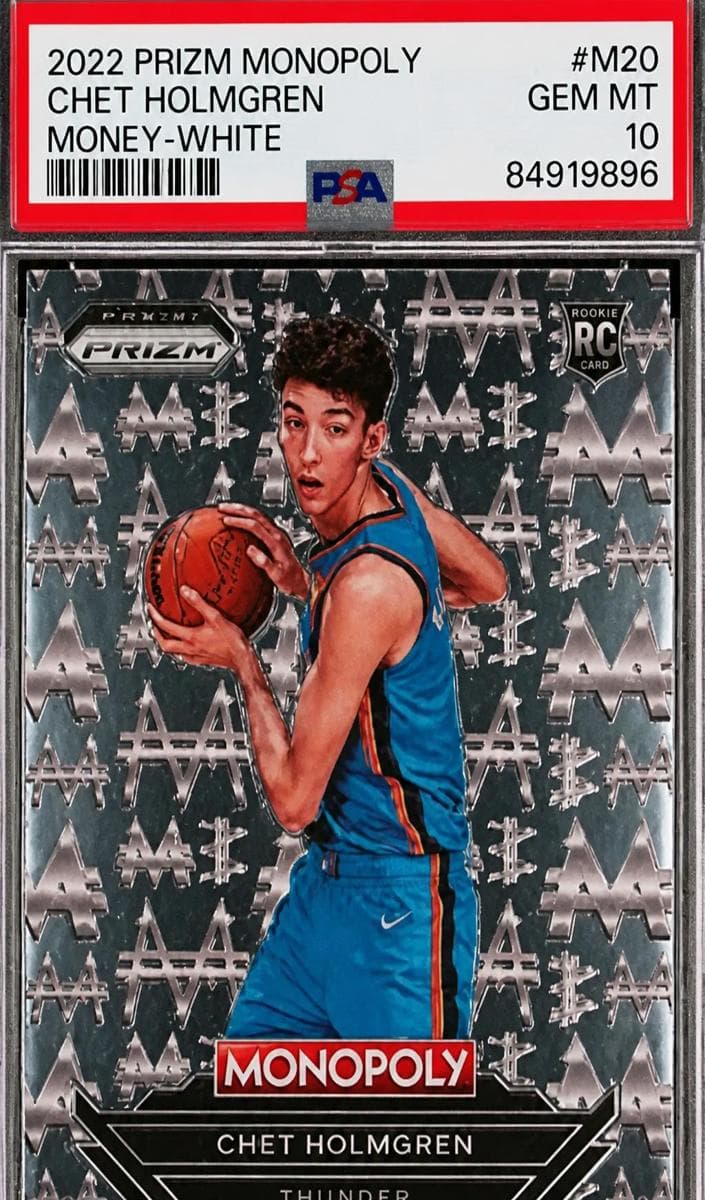 Chet Holmgren 2022 panini Panini Prizm Monopoly