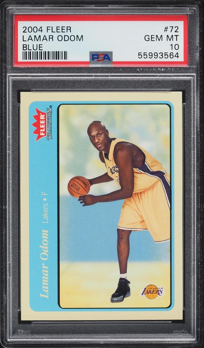 Lamar Odom 2004 fleer