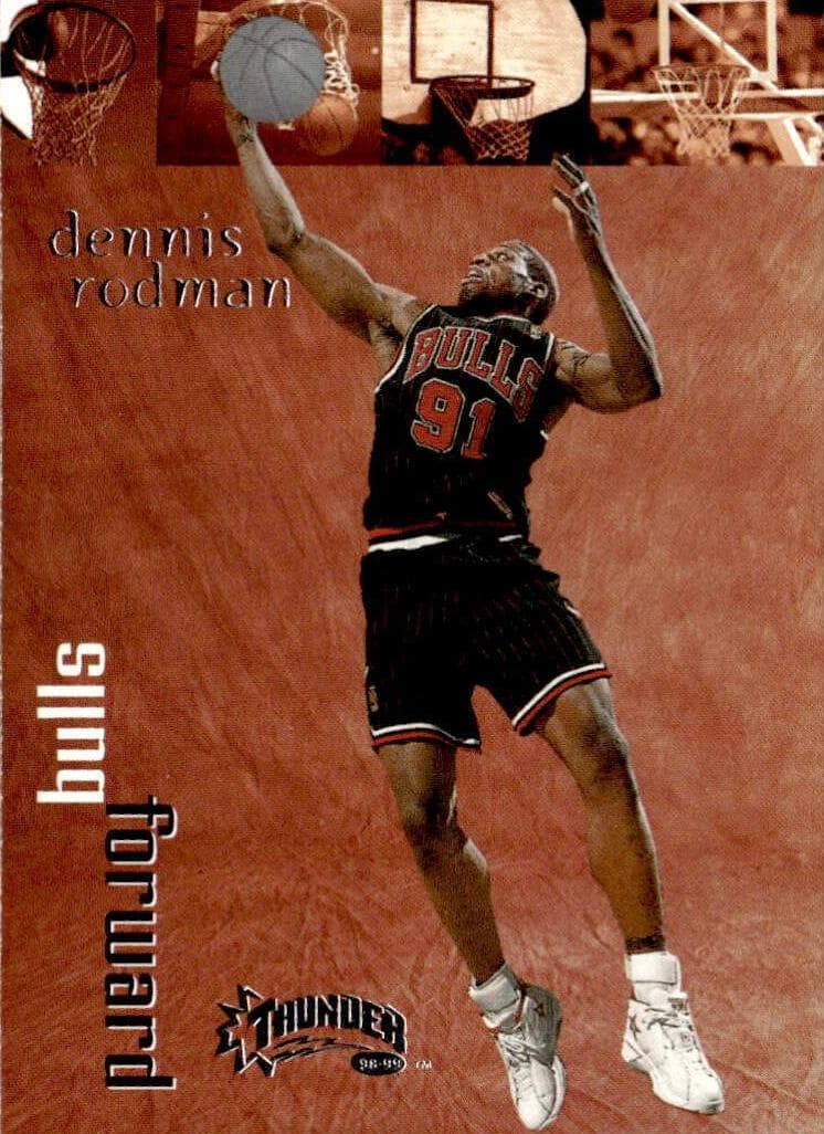 Dennis Rodman 1998 skybox Thunder