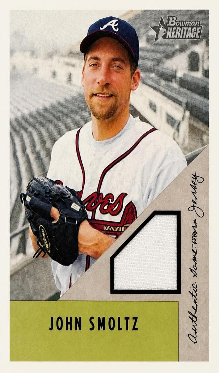 John Smoltz 2002 bowman Bowman Heritage