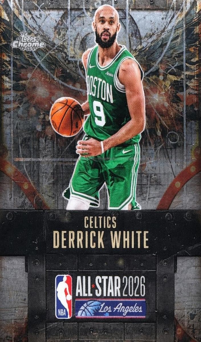 Derrick White 2025 topps Topps Chrome Cactus Jack X NBA All-Star Game