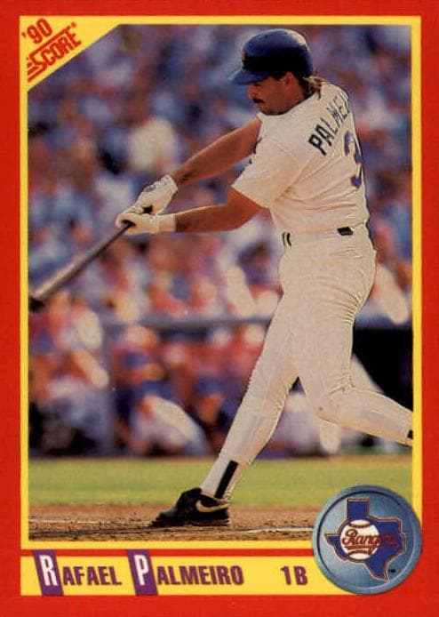 Rafael Palmeiro 1990 panini Score