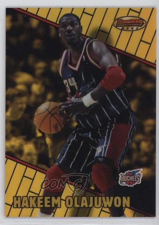 Hakeem Olajuwon 1999 bowman Bowman's Best
