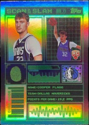 Cooper Flagg 2025 topps Topps Scan & Slam