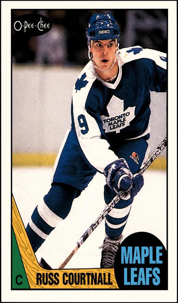 Russ Courtnall 1987 topps O-Pee-Chee